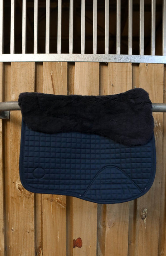 BARE Deluxe Merino Saddle Pad - Dressage Navy