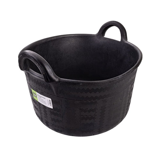 Recycled Rubber Feed Tubs with Handles
