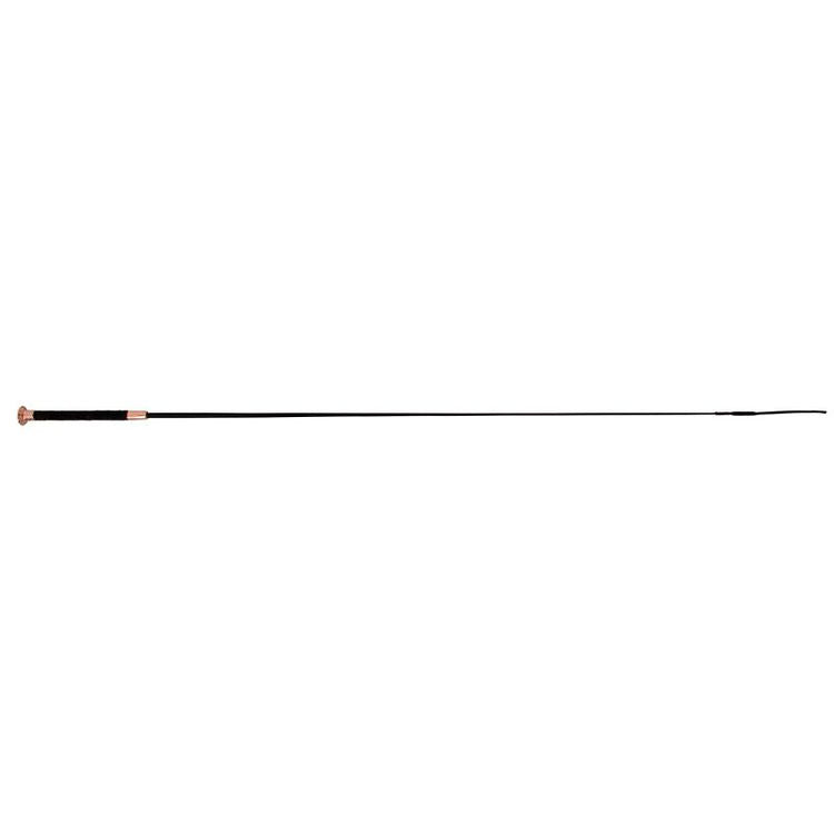 Fleck Silk Touch Dressage Whip Ultra Soft Grip - 120cm, Rose Gold