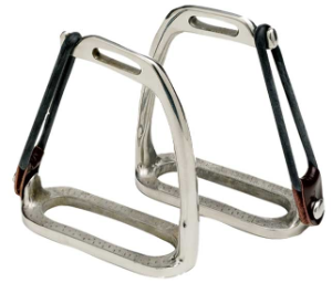 Peacock Irons - Childs Safety Stirrups Stainless Steel