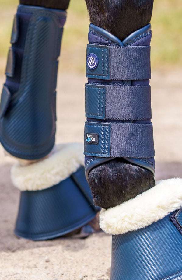BARE Airflow Carbon Brushing Boots - Navy