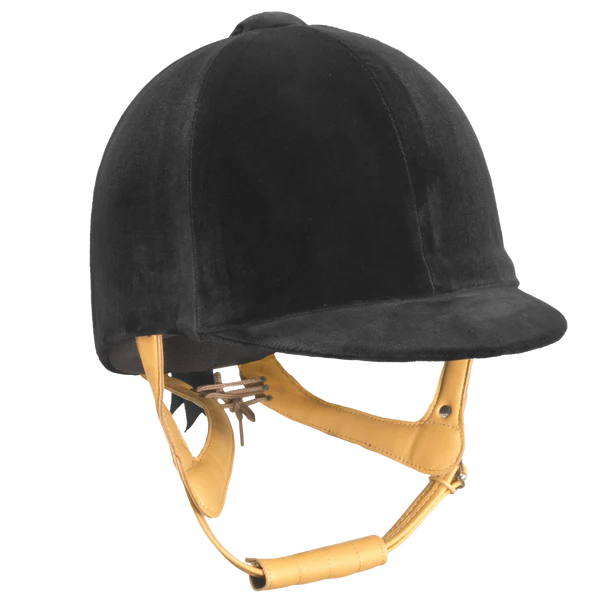 CPX Supreme Champion Velvet Helmet - Black