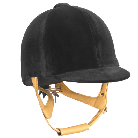 CPX Supreme Champion Velvet Helmet - Black