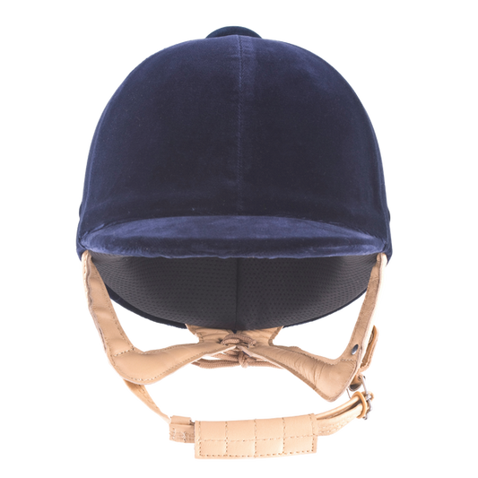 CPX Supreme Champion Velvet Helmet - Navy