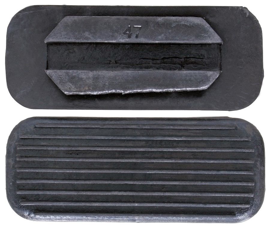 Flair Black Rubber Stirrup Iron Treds