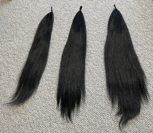 BEST Presented False Tail Standard Length - DYED BLACK