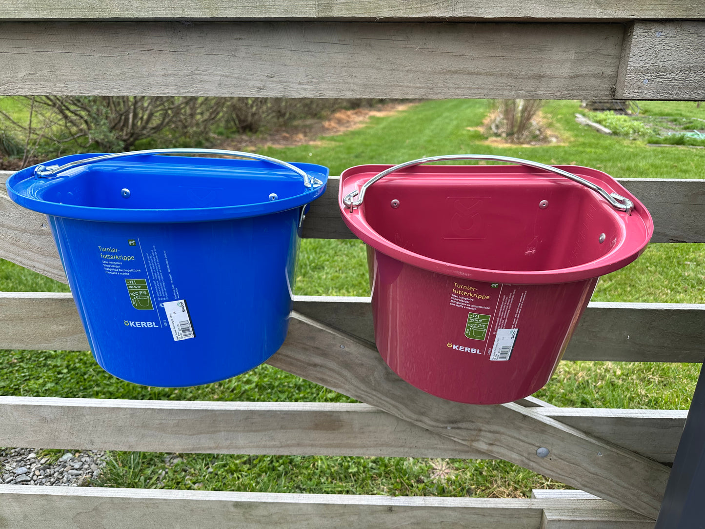 Feed Bucket Rail Hanging Kerbl 12L