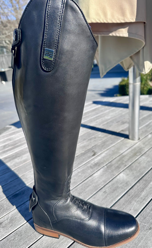 PE Black Leather Riding Boots 39 - BRAND NEW