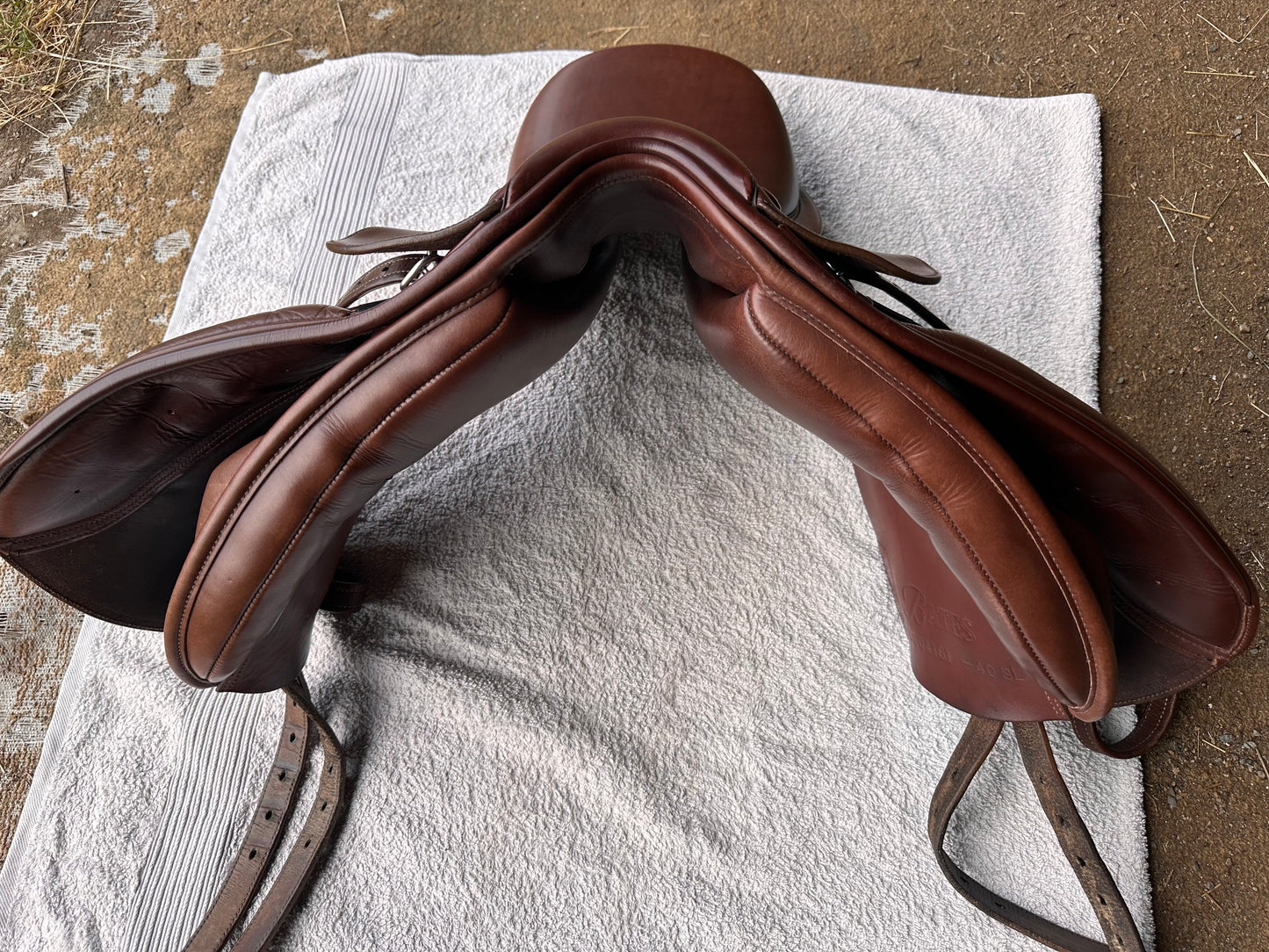 BATES PONY SHOW SADDLE - 16" Brown