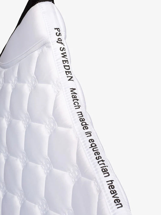 PSOS Dressage Pad Vintage Monogram - White