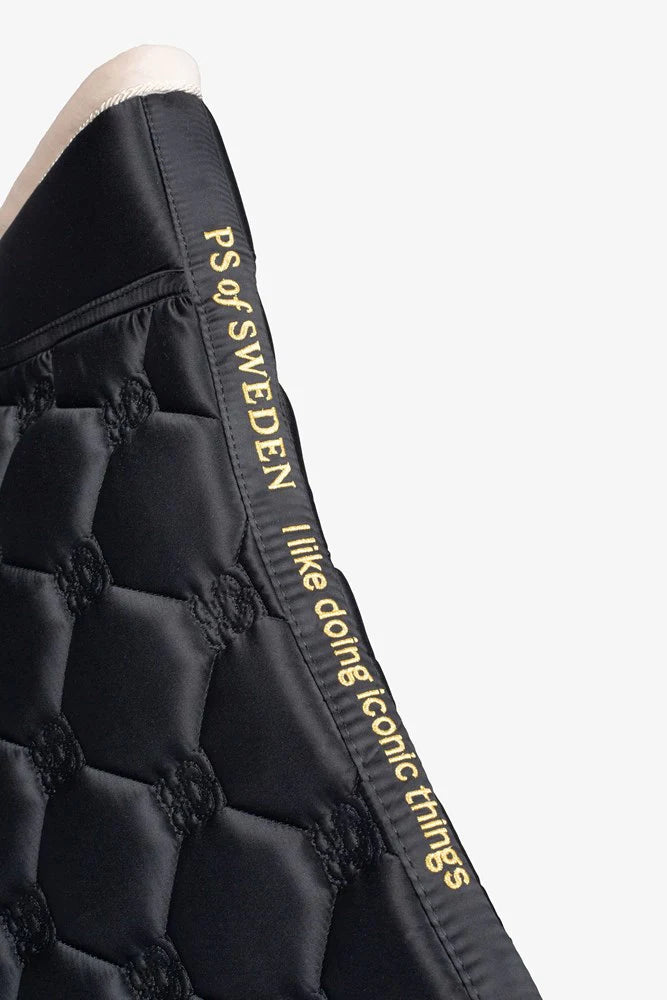 PSOS Dressage Pad Vintage Monogram - Black