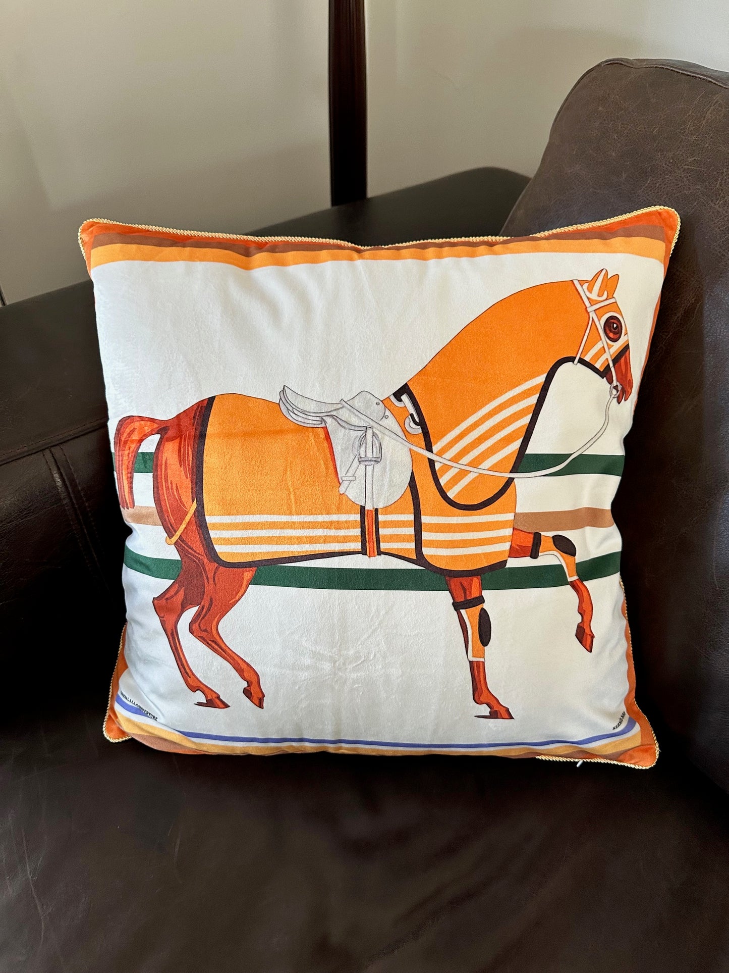 Horse Cushion Covers - Hermes Inspired