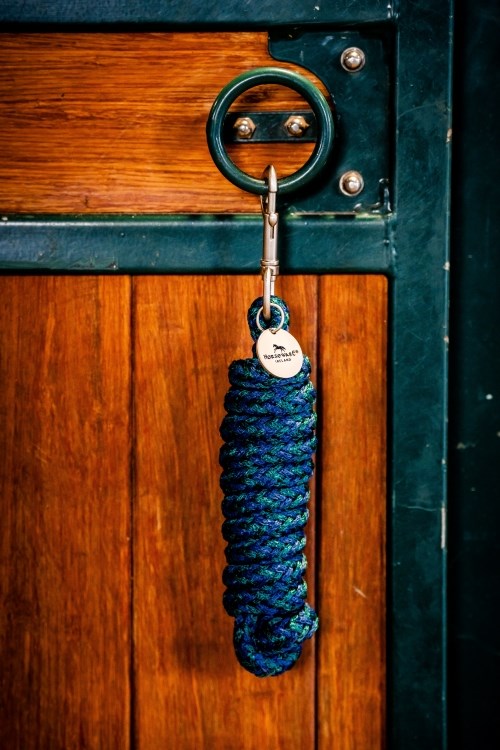 Lead Rope Horseware Signature, Navy/Hunter Green