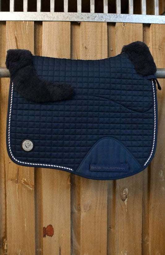 BARE Deluxe Merino Saddle Pad - Dressage Navy