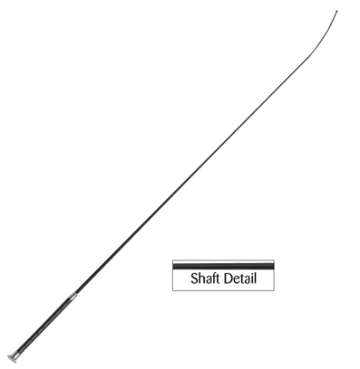 Aintree Dressage Whip Leather Grip 105cm Black