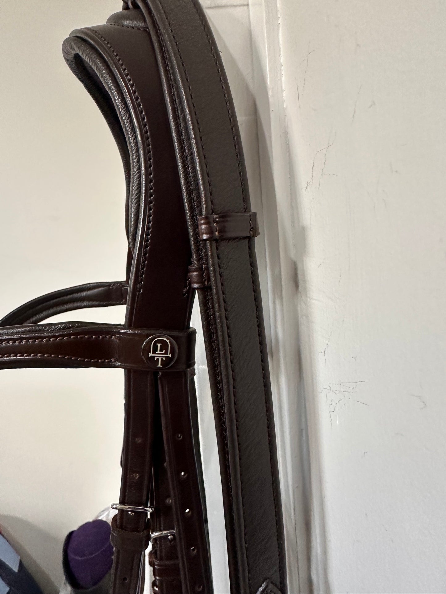 LARA TWEEDIE LT Essential Snaffle Bridle FULL BROWN - BRAND NEW!