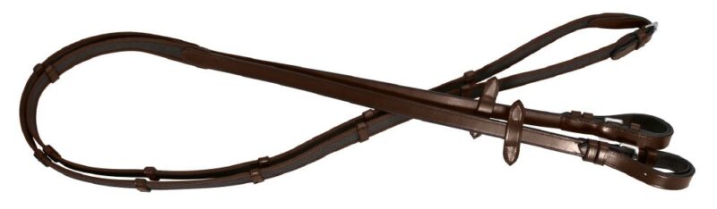 Platinum Sure Grip Reins - Brown