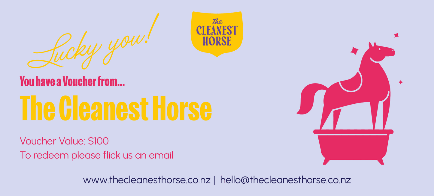 The Cleanest Horse Gift Voucher