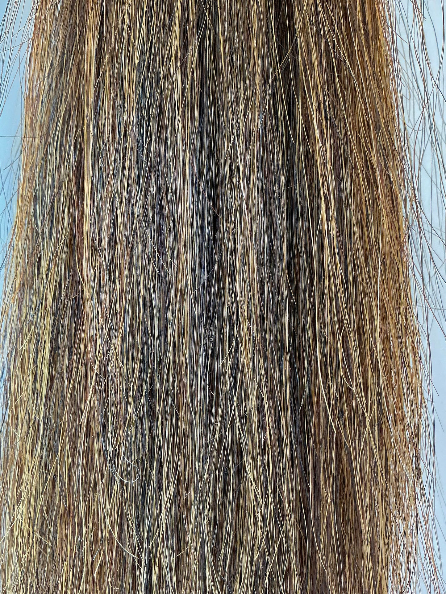 BEST Presented False Tail Standard Length - BLACK CHESTNUT & FLAXEN