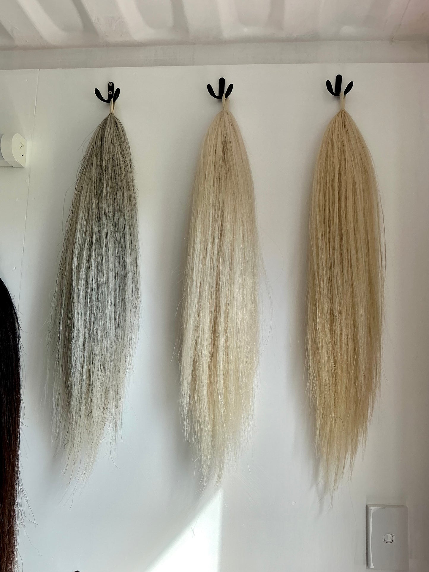 BEST Presented False Tail Standard Length - LIGHT GREY (Salt + Pepper)