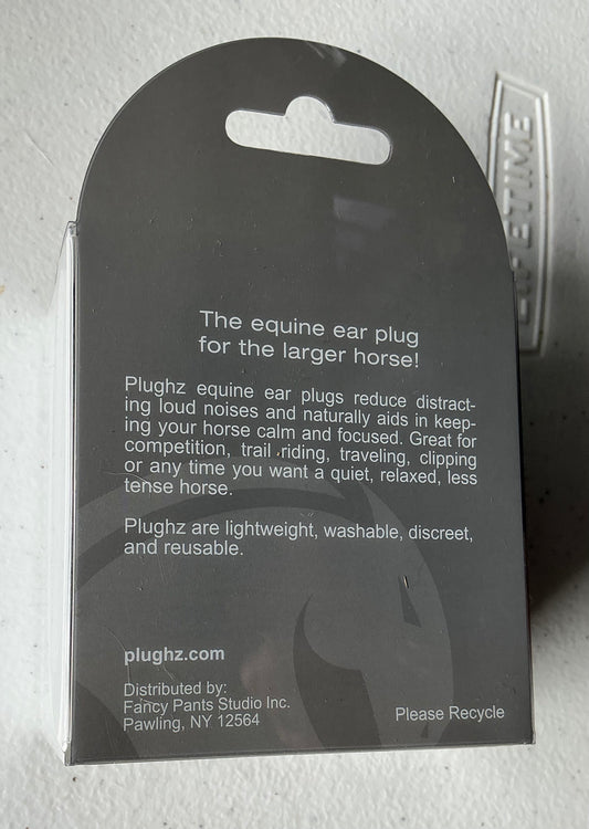 Plughz Equine Ear Plugs 2 Pair Box