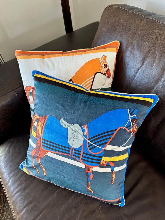 Horse Cushion Covers - Hermes Inspired