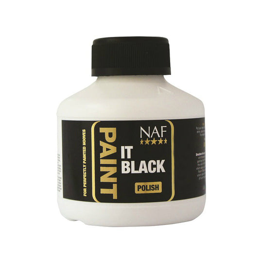 NAF Paint It Hoof Polish Black - 250ml