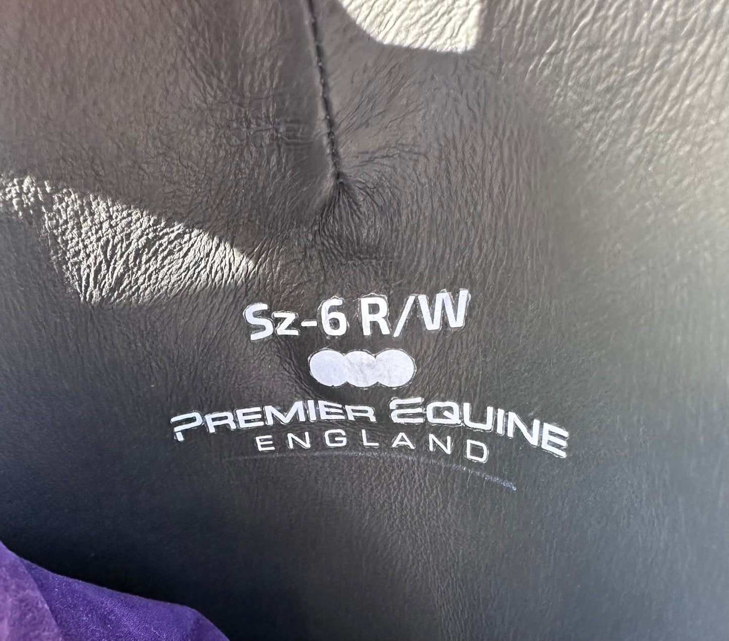 PE Black Leather Riding Boots 39 - BRAND NEW