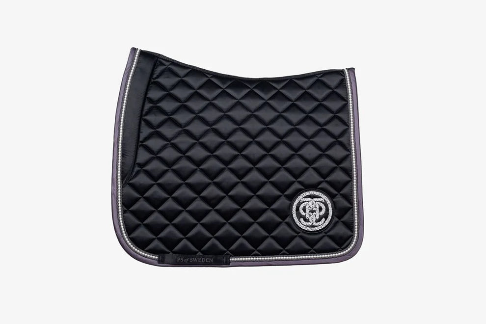 PSOS Dressage Pad Pearl Monogram - Black