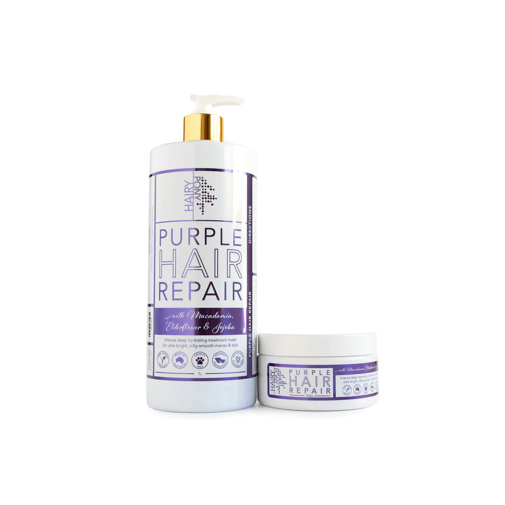 Hairy Pony Horse Purple Hair Repair