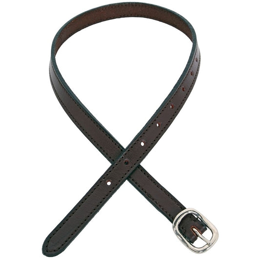 Cavallino Stitched Spur Straps 12mm Brown