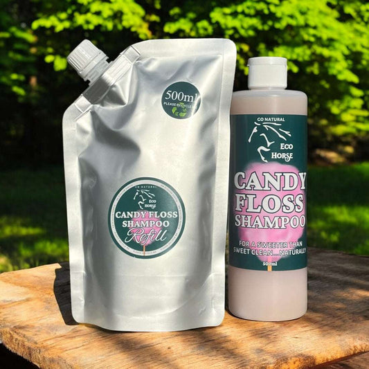 Eco Horse 1L Refill Pouch Candy Floss Shampoo