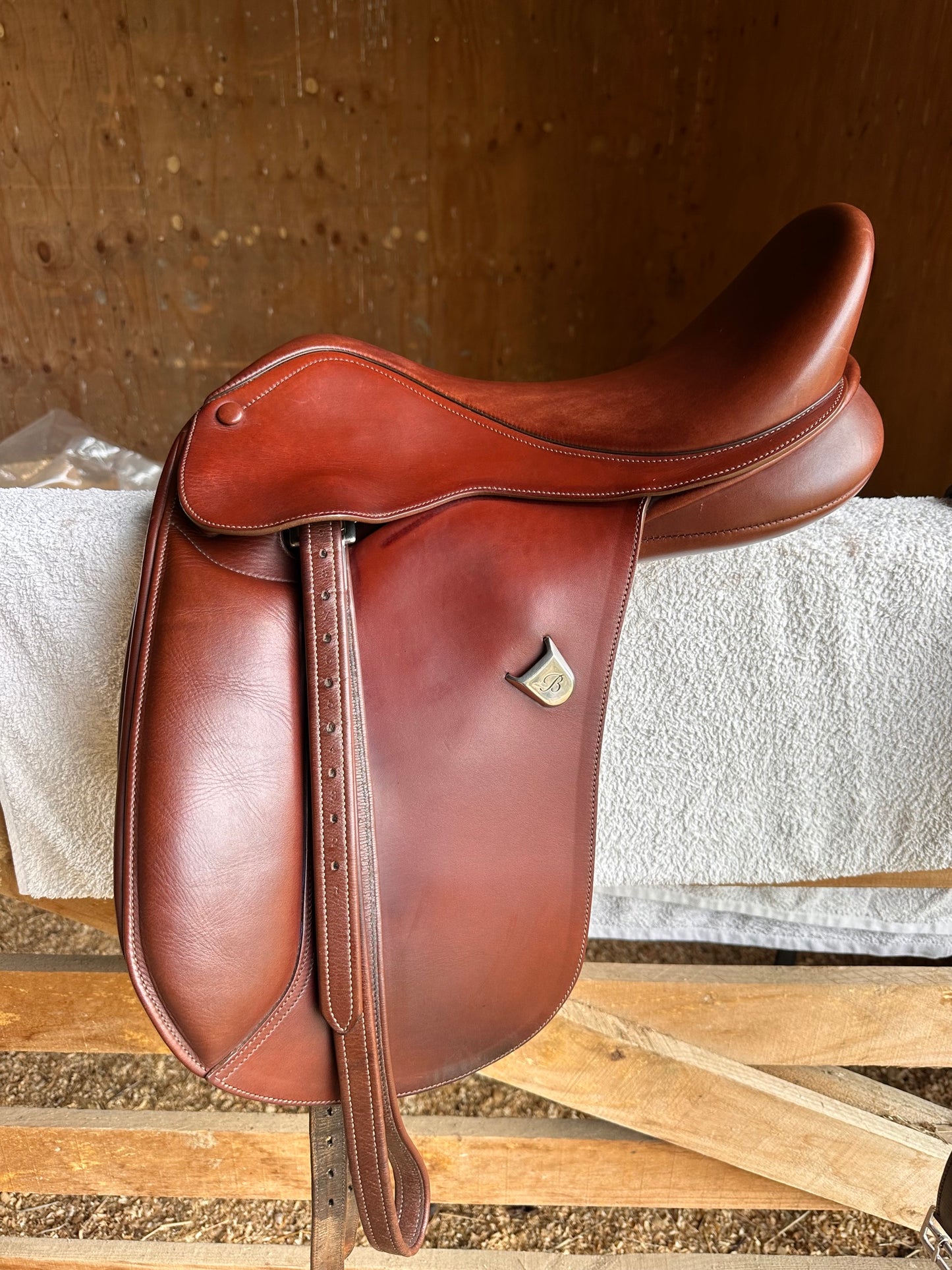 BATES PONY SHOW SADDLE - 16" Brown