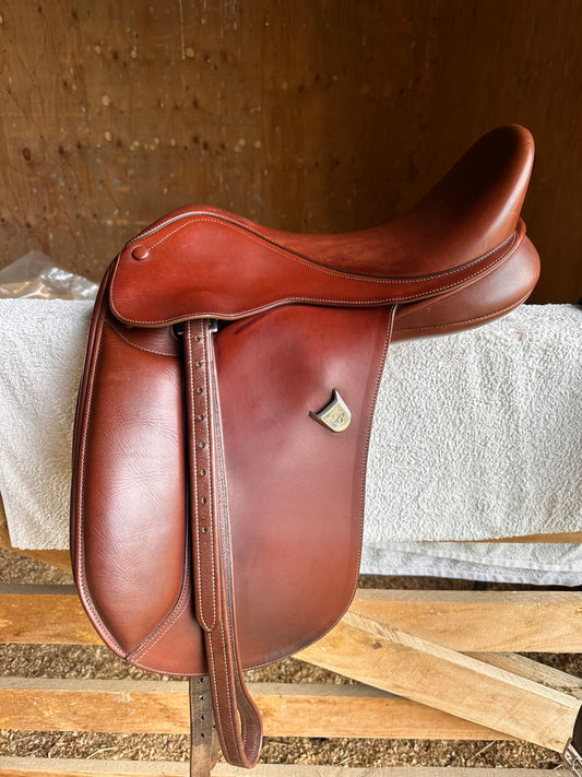 BATES PONY SHOW SADDLE - 16" Brown