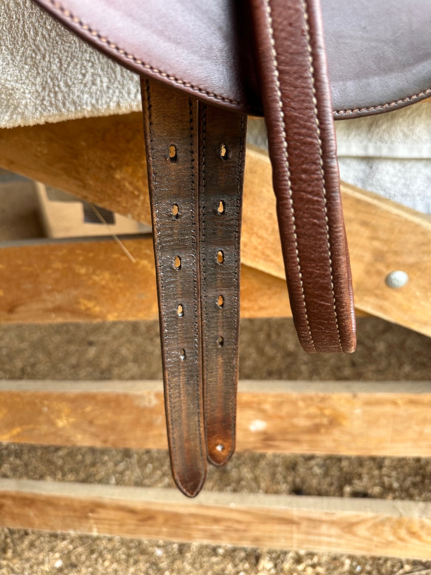 BATES PONY SHOW SADDLE - 16" Brown