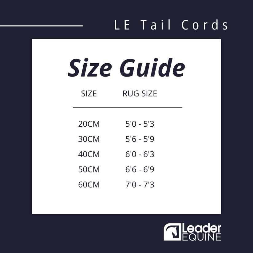 Leader Equine - WipeClean Tailcord
