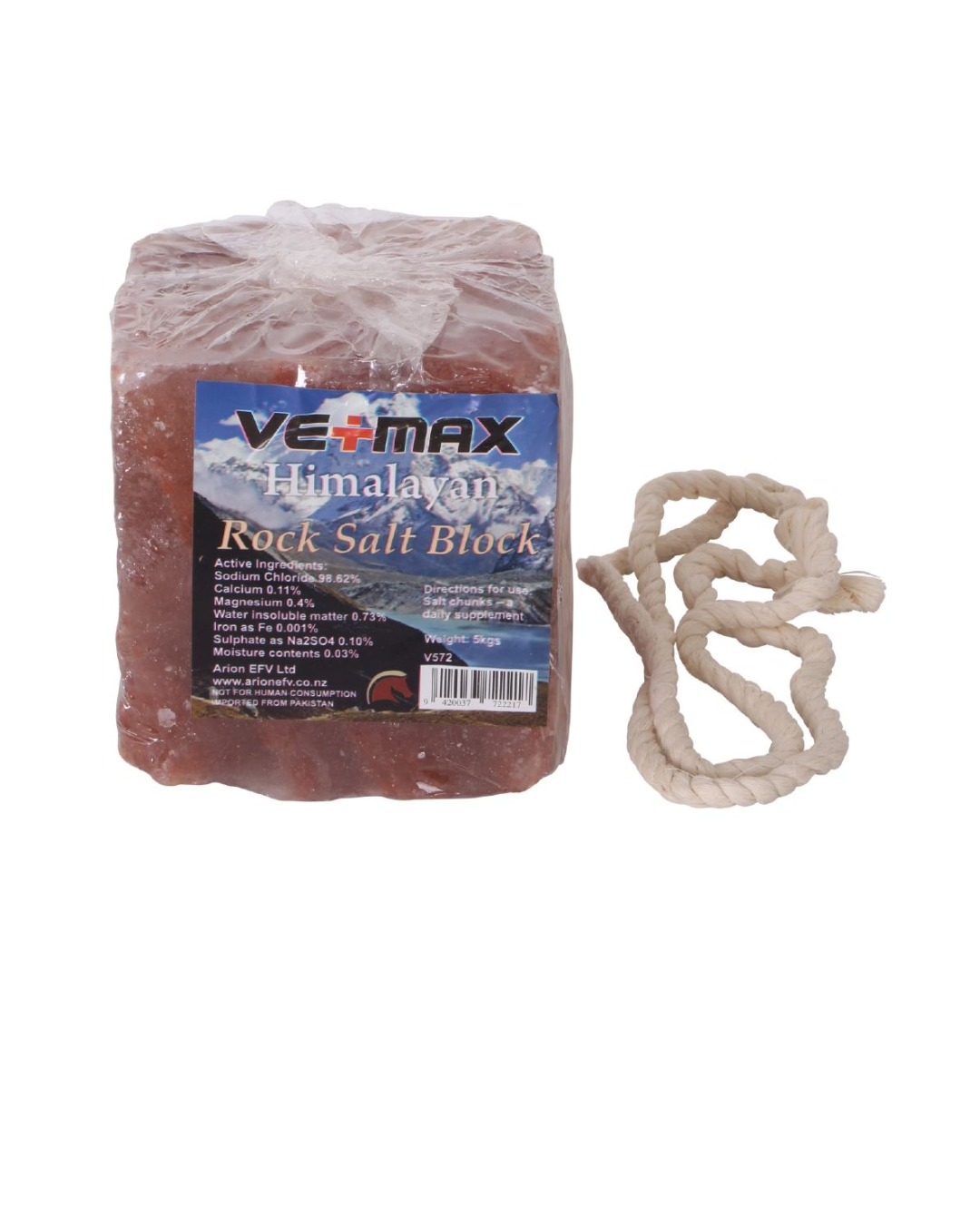 Vetmax Himalayan Rock Salt Block 3kg