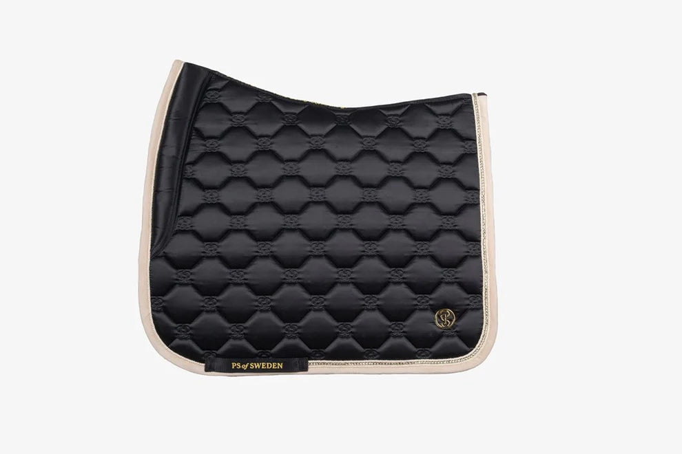 PSOS Dressage Pad Vintage Monogram - Black