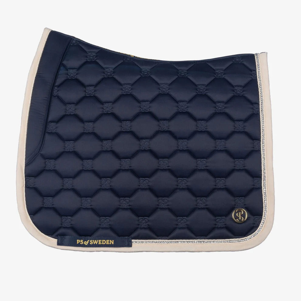 PSOS Dressage Pad Vintage Monogram - Navy