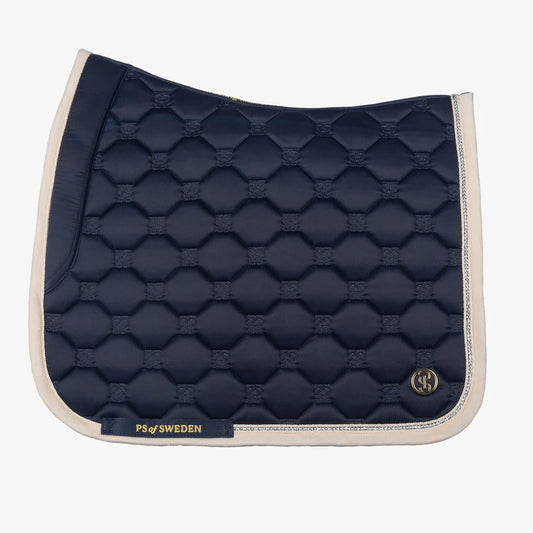 PSOS Dressage Pad Vintage Monogram - Navy