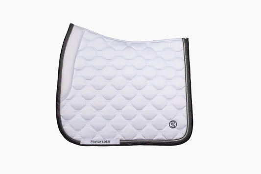 PSOS Dressage Pad Vintage Monogram - White