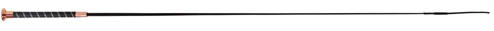 Fleck Silk Touch Dressage Whip Crystal Grip - Rose Gold