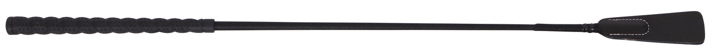 Flair Rubber Grip Riding Whip - 50cm, Black