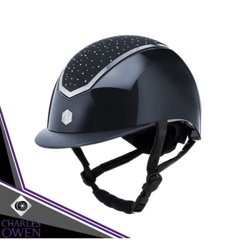 CHARLES OWEN KYLO CRYSTAL HELMET WITH MIPS